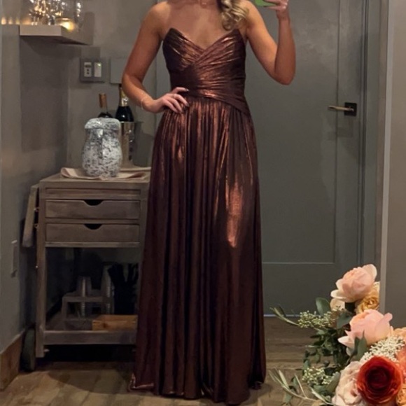 retrofete Waldorf Dress in Coffee Bean - Picture 2 of 5